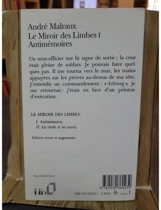 Le Miroir des limbes - Tome 1 d'André Malraux