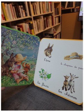 Martine, min'imagier au jardin de Gilbert Delahaye