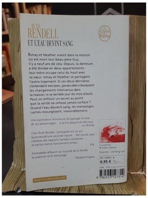 Et l'eau devint sang de Ruth Rendell