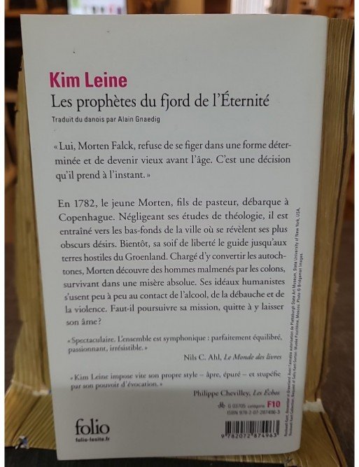 Les prophètes du fjord de l'Éternité de Kim Leine