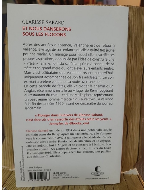 Et nous danserons sous les flocons de Clarisse Sabard