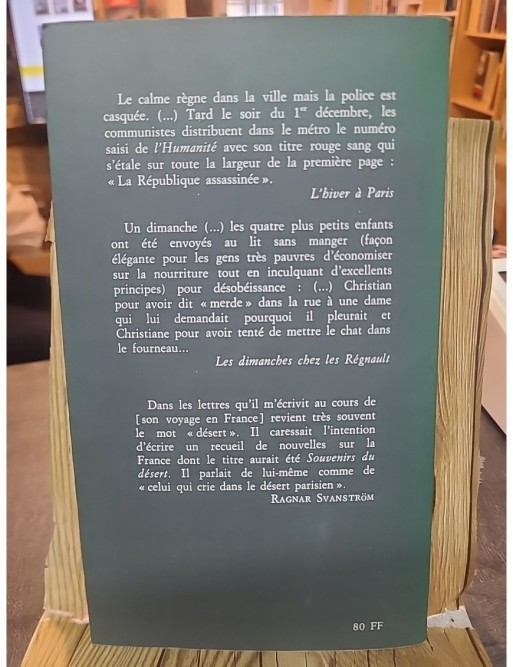 Printemps français - Suivi de Poèmes satiriques et précédé de deux lettres de l'auteur de Stig Dagerman