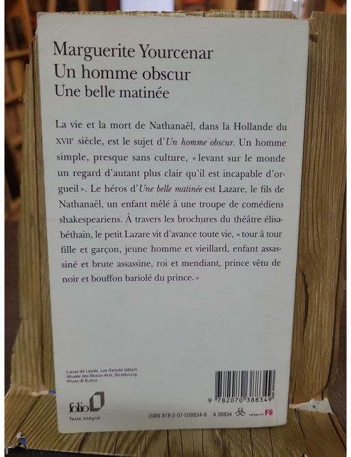 Un homme obscur de Marguerite Yourcenar