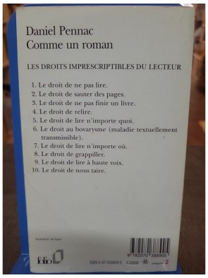 Comme un roman de Daniel Pennac