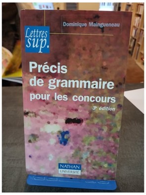 Précis de grammaire pour...