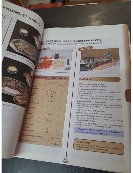 La cuisine de référence - Techniques et préparations de base, fiches techniques de fabrication de Michel Maincent-Morel