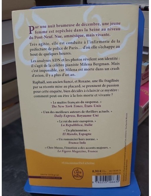 L'Inconnue de la Seine de Guillaume Musso