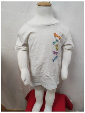 t-shirt enfant Blanc de la...