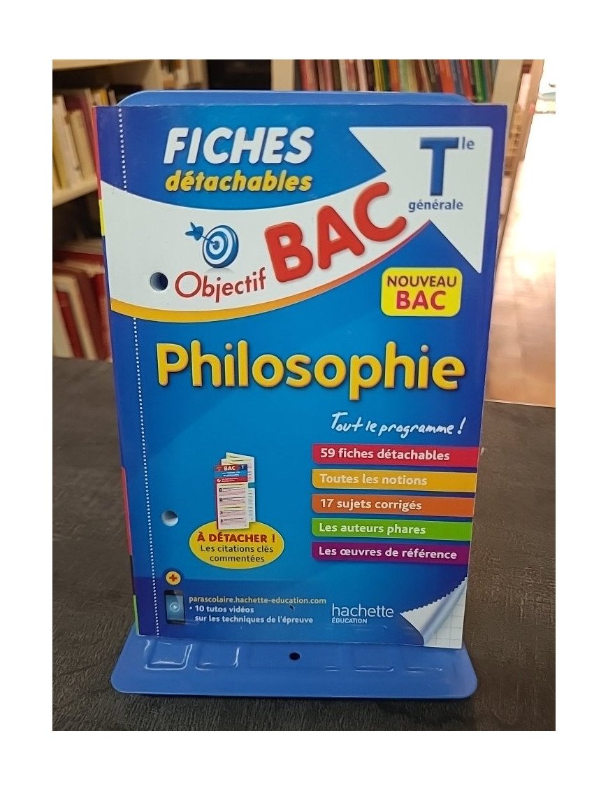 Objectif BAC Fiches détachables Philosophie Tle d'Eric Marquer