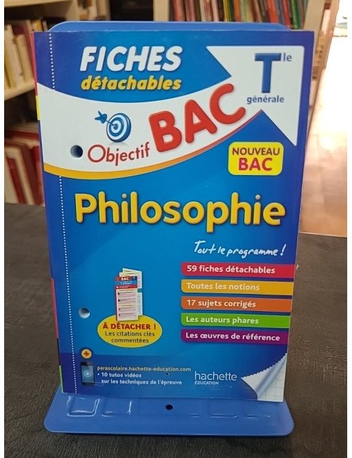 Objectif BAC Fiches détachables Philosophie Tle d'Eric Marquer