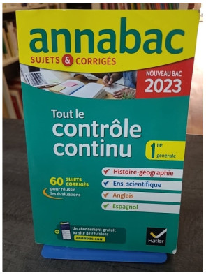 Annales du bac Annabac 2023...