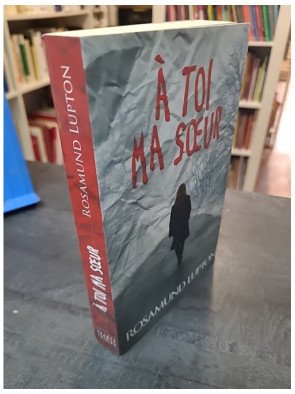 A toi ma soeur de Rosamund Lupton