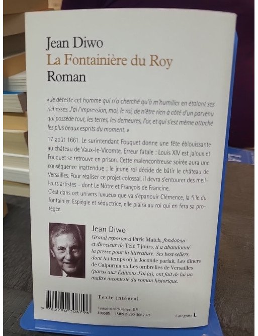 La Fontainière du roy de Jean Diwo