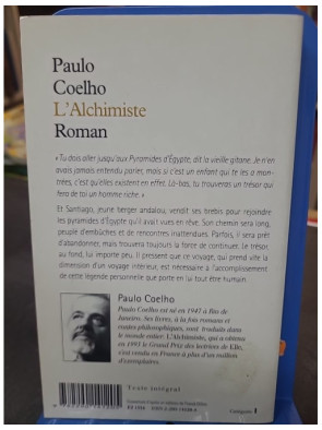 L'Alchimiste de Paulo Coelho