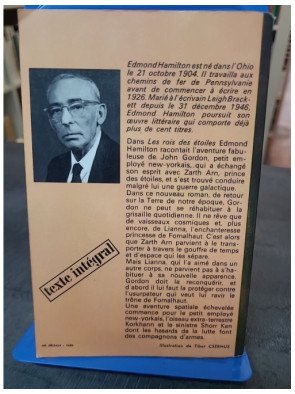 Le retour aux étoiles d'Edmond M. HAMILTON