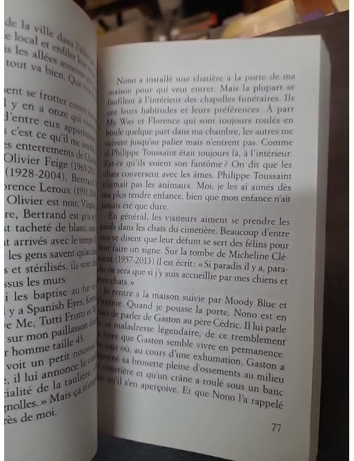 Changer l'eau des fleurs de Valérie Perrin