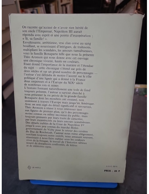 Les Bonaparte - Histoire d'une famille de Theo Aronson