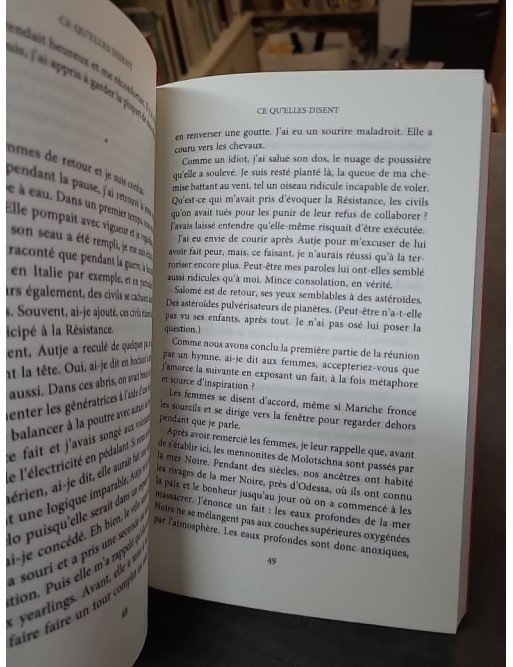 Ce qu'elles disent de Toews Miriam