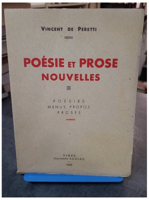Poésie et prose nouvelles -...