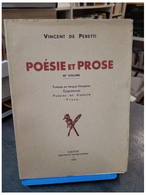 Poésie et prose. 3e volume....