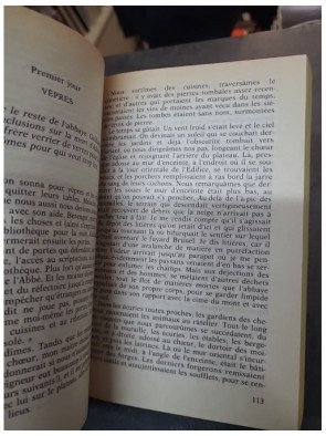 Le nom de la rose d'Eco Umberto