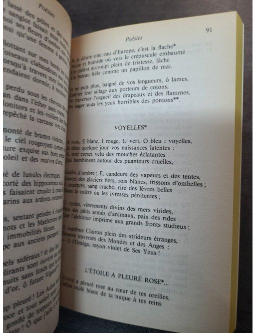 Poésies Complètes de Arthur Rimbaud