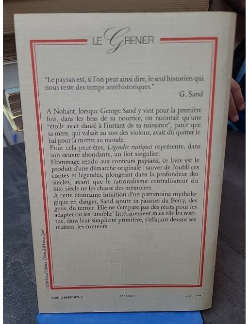 Legendes Rustiques de George Sand