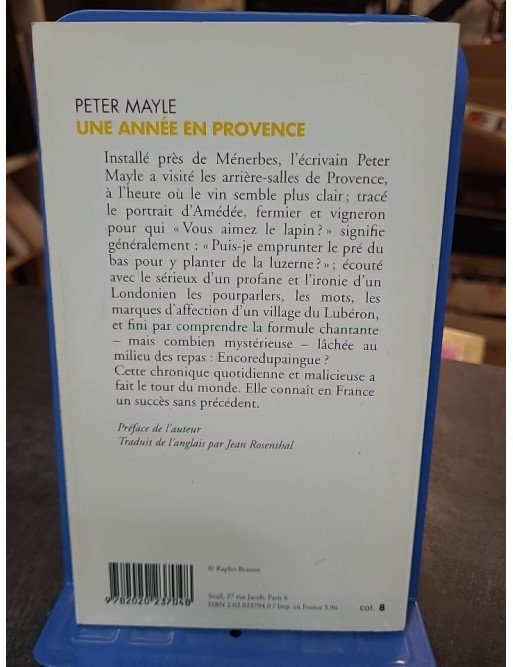 Une année en provence de Peter Mayle