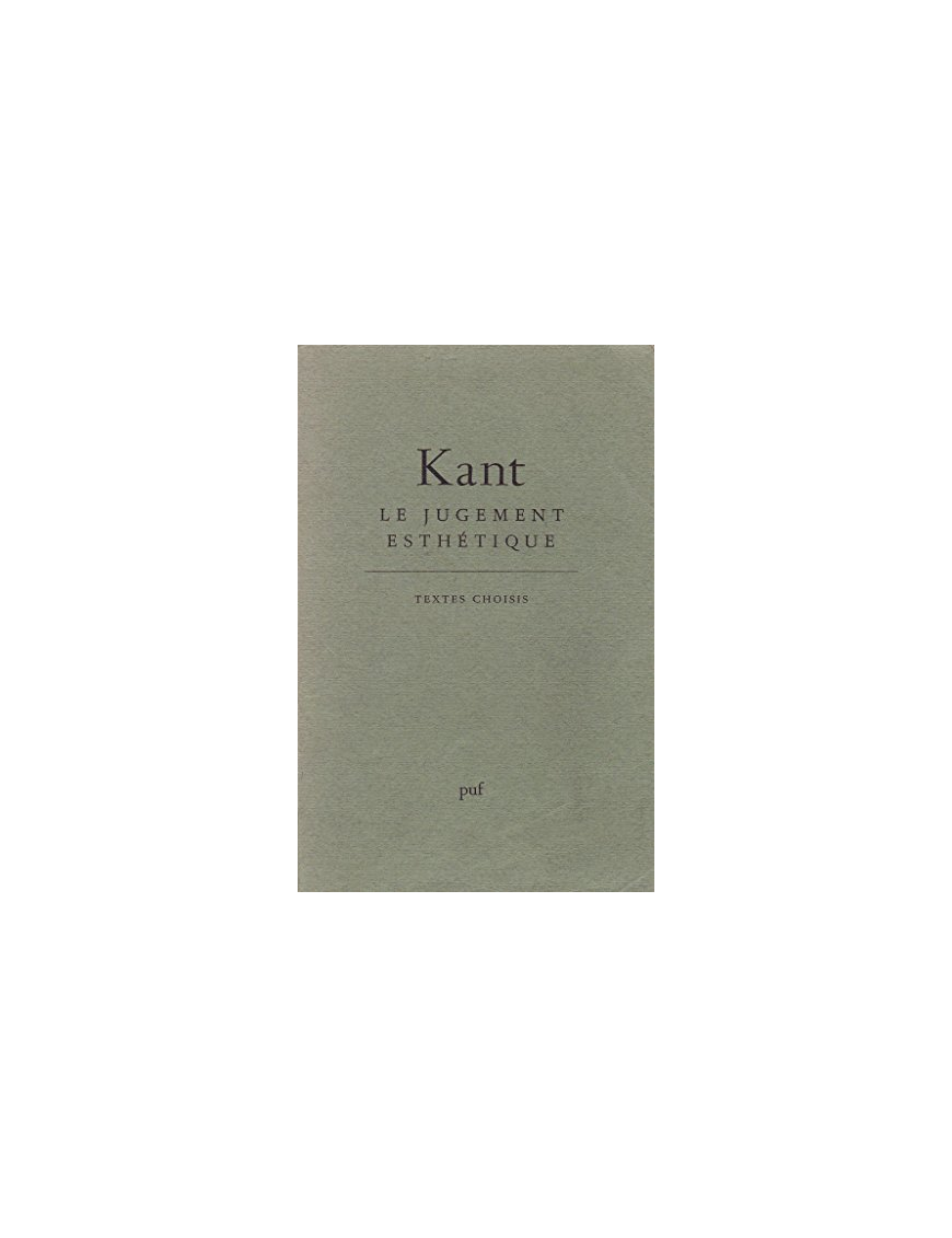 Le jugement esthetique d Emmanuel Kant