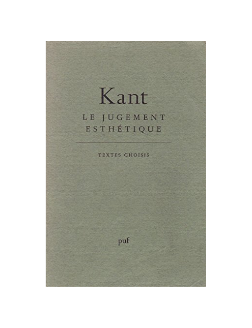 Le jugement esthetique d Emmanuel Kant