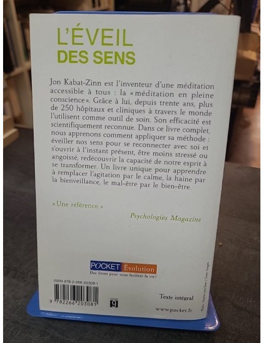 L'éveil des sens - Vivre l'instant présent grâce à la pleine conscience, par Jon Kabat-Zinn