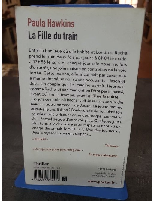 La Fille du train - Modèle aléatoire de Paula Hawkins