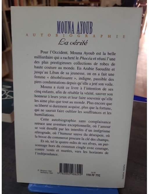 La Vérité - Autobiographie de Mouna Ayoub