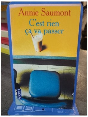 C'Est Rien Ca Va Passer de, par ou d' Annie Saumont