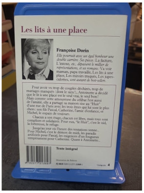 Les Lits à une place de Françoise Dorin