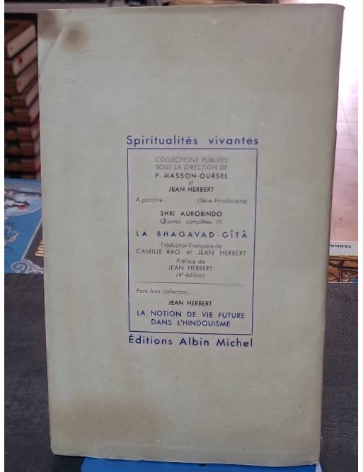 Spiritualite hindoue par Jean Herbert
