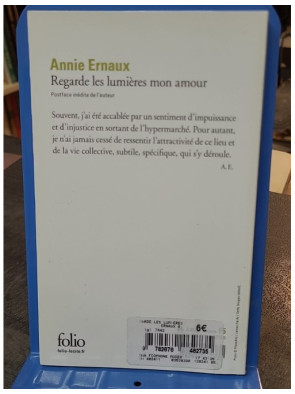 Regarde les lumières mon amour par Annie Ernaux