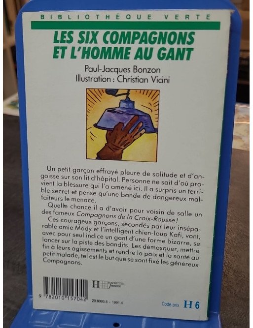 Les six compagnons et l'homme au gant par Paul-Jacques Bonzon
