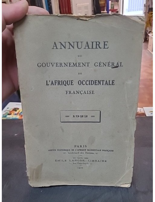Annuaire Gouvernement General de L'Afrique Occidental Francaise