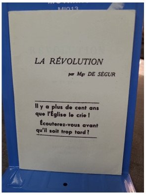 LA REVOLUTION PAR MGR DE SEGUR