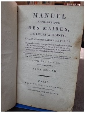 Manuel Alphabétique des...