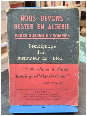 Nous devons rester en...