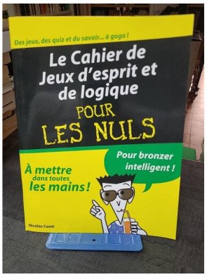 Le cahier de jeux d'esprit...