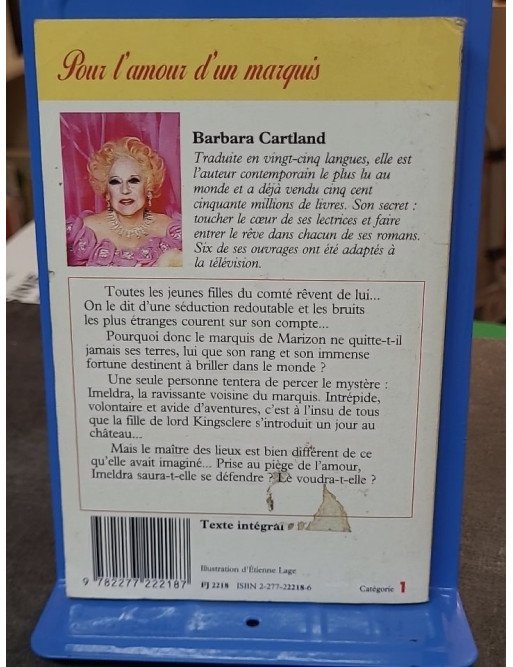 Pour l'amour d'un marquis de Barbara Cartland