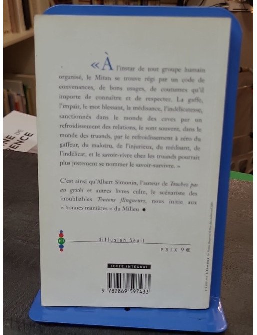 Le Savoir-Vivre Chez Les Truands par Albert Simonin