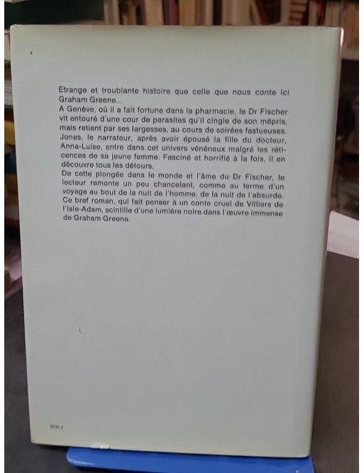 Dr Fischer de Genève de Graham Greene