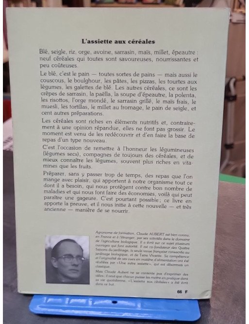 L'Assiette Aux Cereales par Claude Aubert : pour une alimentation saine