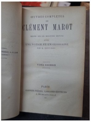 Œuvres complètes de Clément...