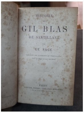 Histoire de Gil Blas de...