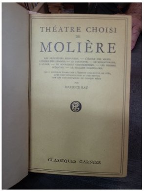Théâtre choisi, de Molière